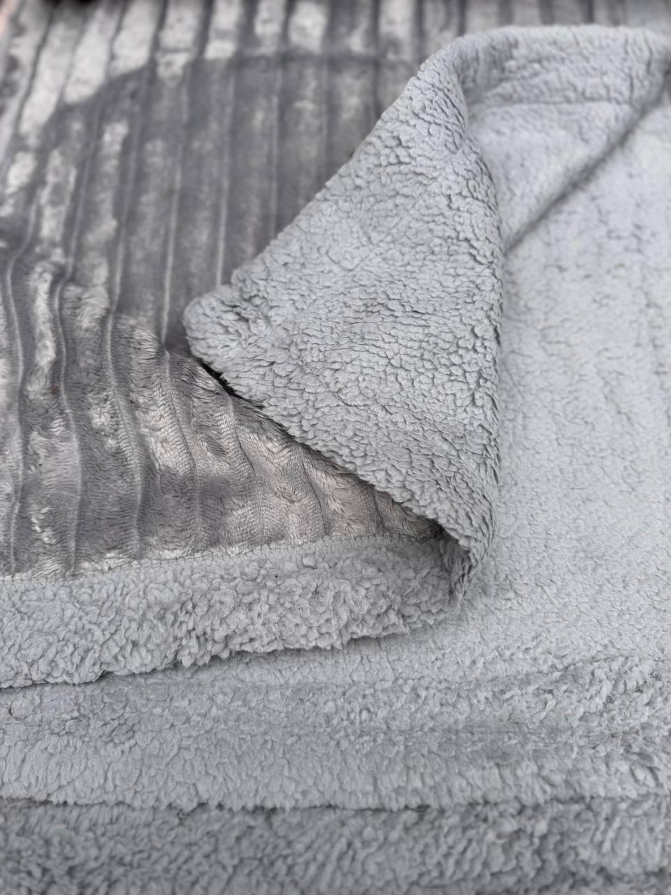 Плед плюшевый 200х220 см Серый (Д-al-sh-ovEV-006) - фото 4 Плед плюшевый 200х220 см Серый (Д-al-sh-ovEV-006) - фото 4