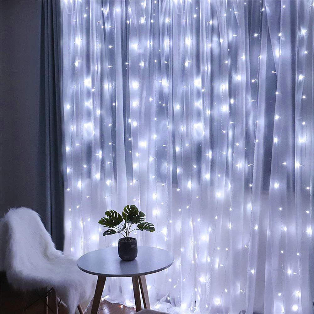 Гирлянда штора водопад Springos 2x2 м 400 LED CL0098 Cold White (3336)