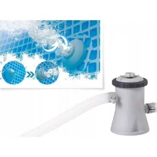 Бассейн каркасный Intex с фильтром и сливным клапаном 4485 л 305x76 см (28208) - фото 3 Бассейн каркасный Intex с фильтром и сливным клапаном 4485 л 305x76 см (28208) - фото 3