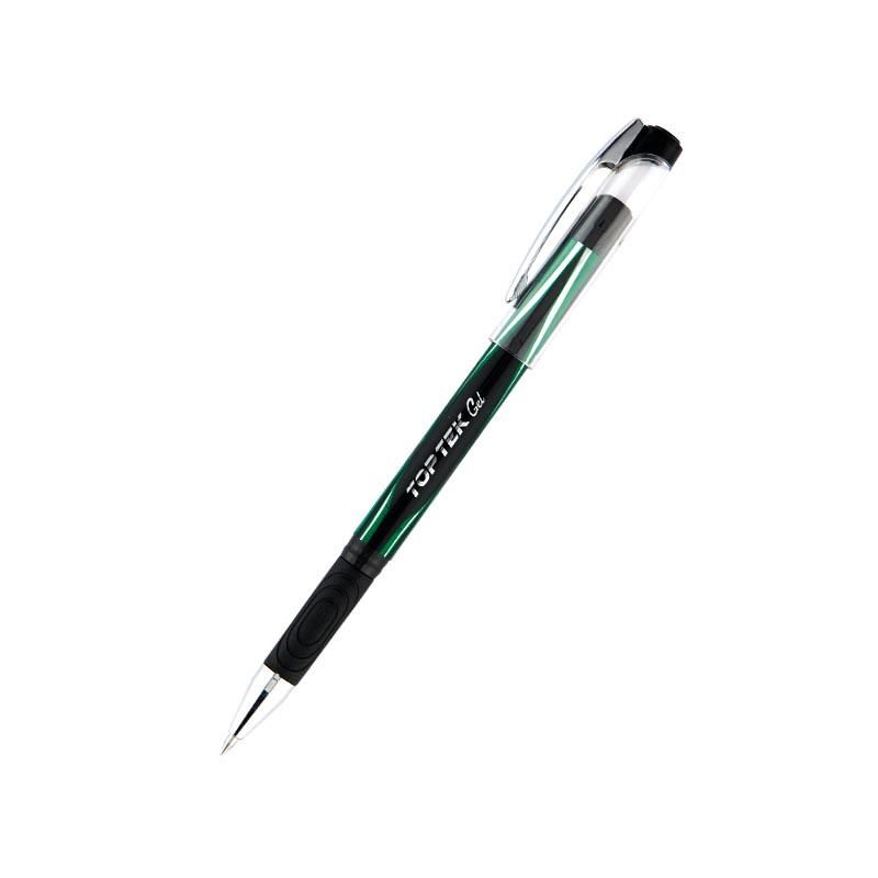 Набор ручек гелевых Top Tek Gel 12 шт. Зеленый (UX-133-04 8907430004689)