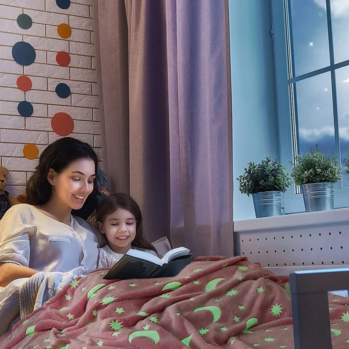 Плед Magic Blanket Зоряне небо 120х180 см Рожевий - фото 7 Плед Magic Blanket Зоряне небо 120х180 см Рожевий - фото 7