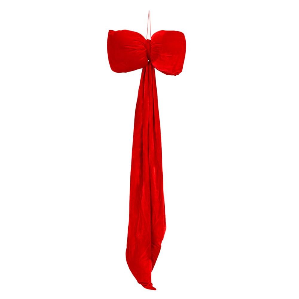 Бант бархат 93 см Красный (9276-002)