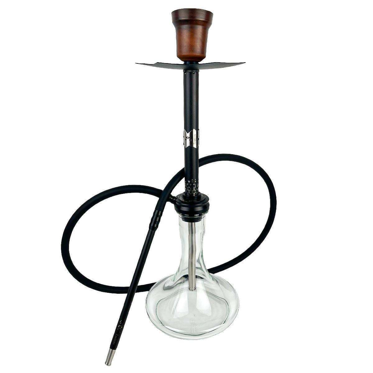 Кальян Embery Equal Black Silver Craft Clear