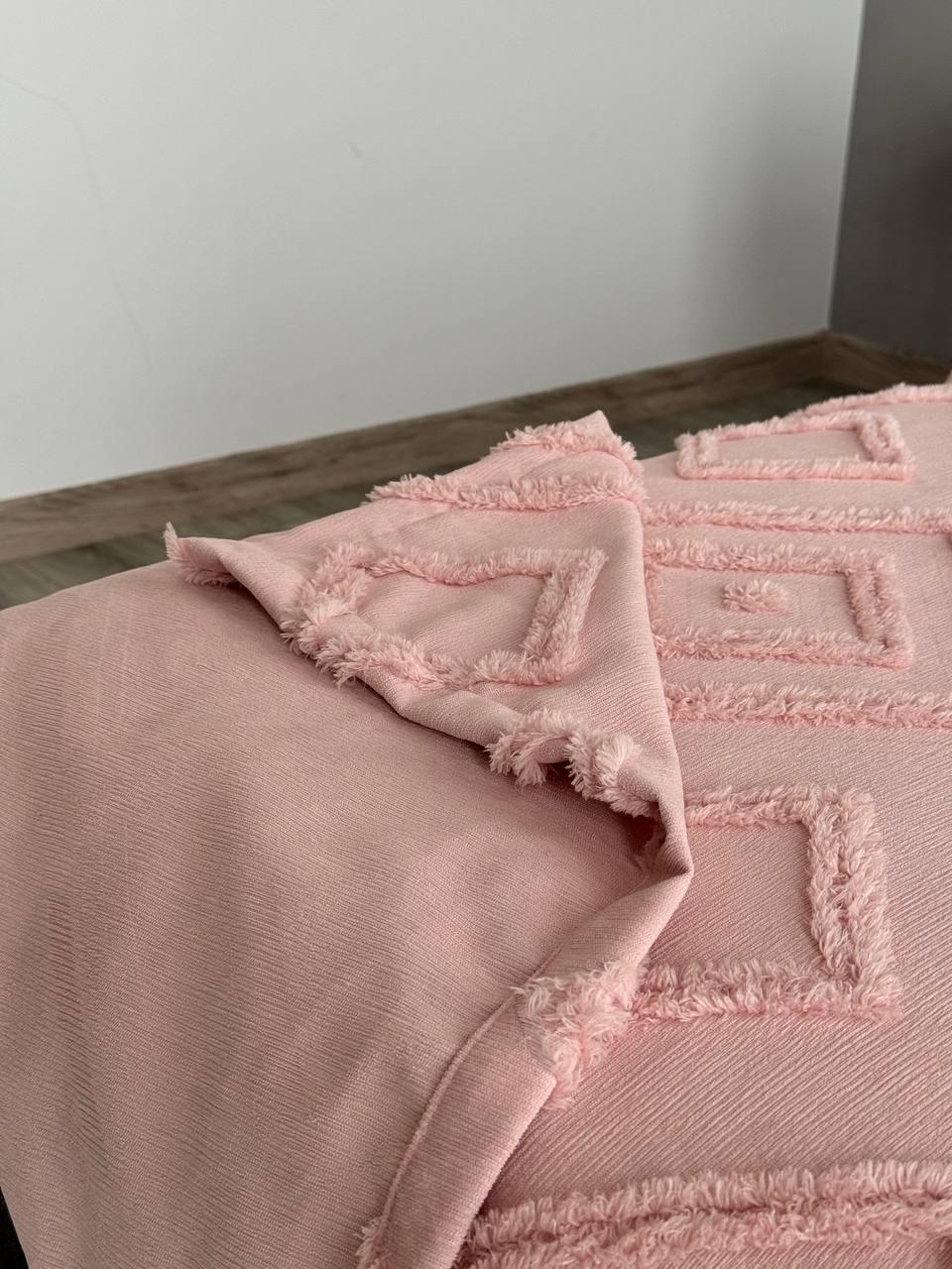 Покрывало Олаф 140x250 см Нежно-розовый (24080-12-140х250cm) - фото 9 Покрывало Олаф 140x250 см Нежно-розовый (24080-12-140х250cm) - фото 9