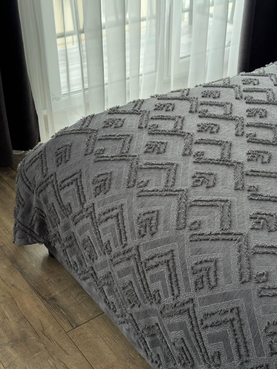 Покривало Бйорк 240x250 см Графітовий (23743-10-240x250cm) - фото 6