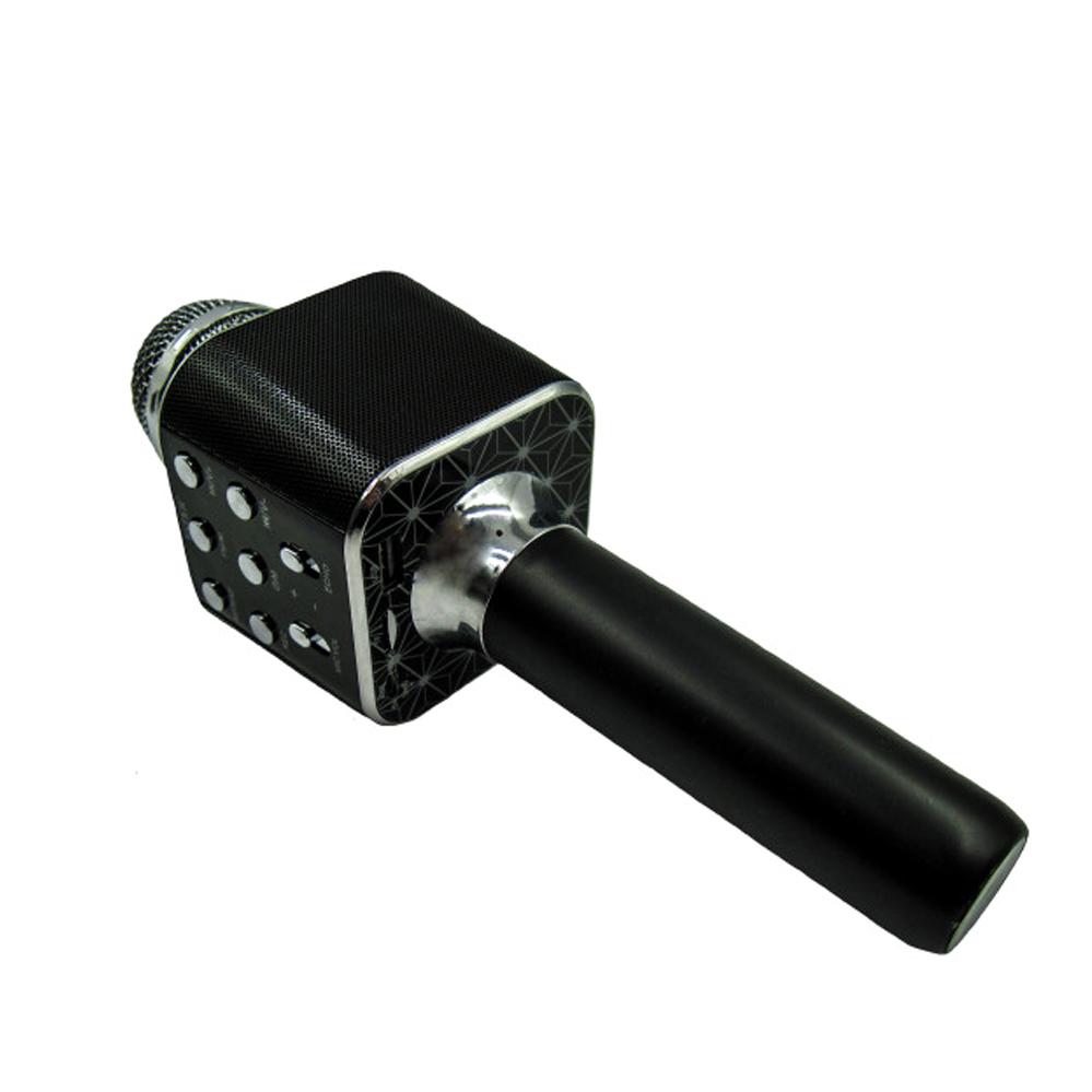 Мікрофон-караоке Wster WS-1688 для дітей з USB Bluetooth з колонкою Black (120.158) - фото 3