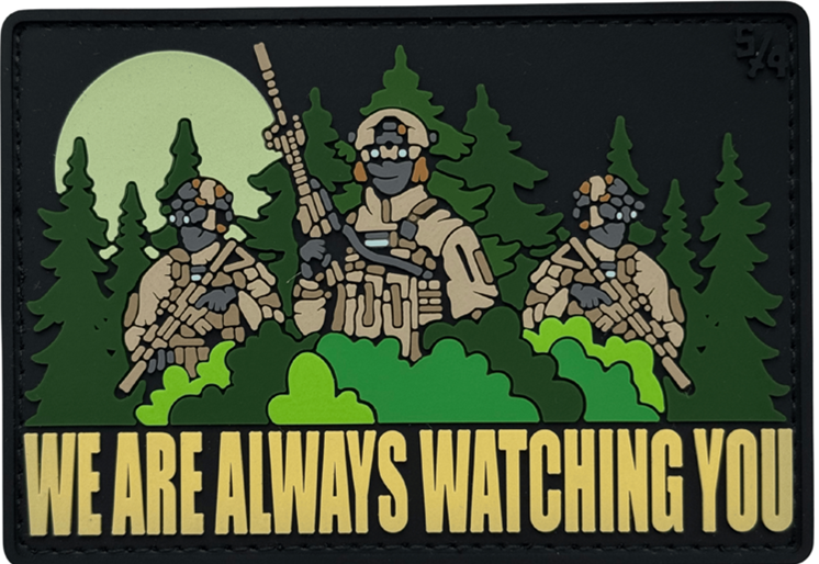 Патч WE ARE ALWAYS WATCHING YOU (PATCH-0105)