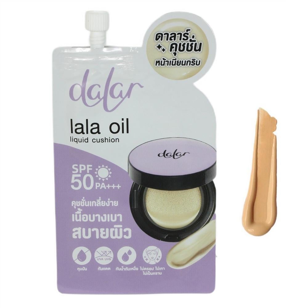 Тональный кушон с матовым эффектом Dalar SPF 50 PA 7 г Натуральный беж (8859178772859)