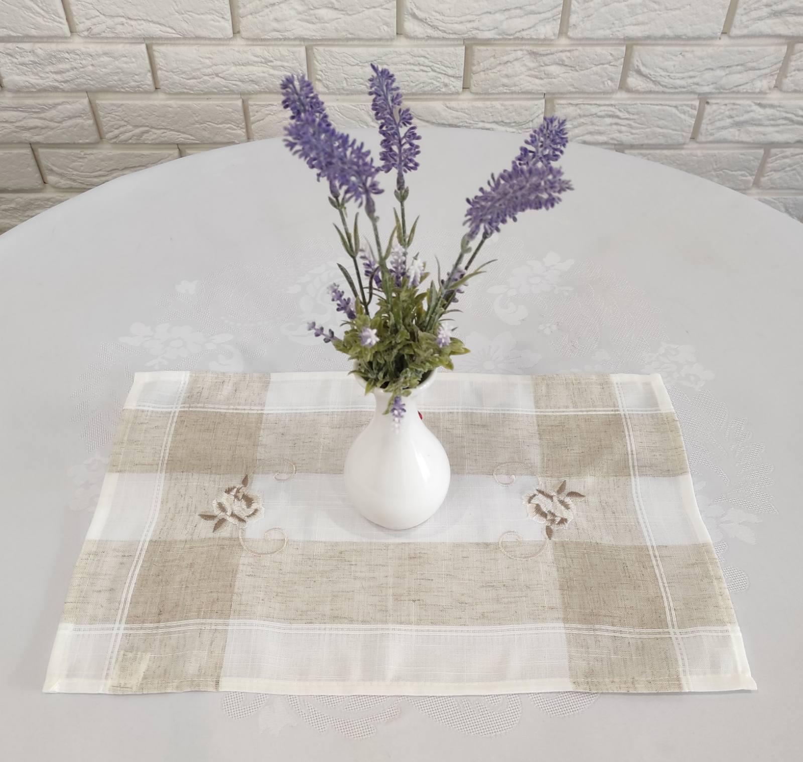 Салфетка с вышивкой 30x45 YD-52 Бежевый (CN11053)