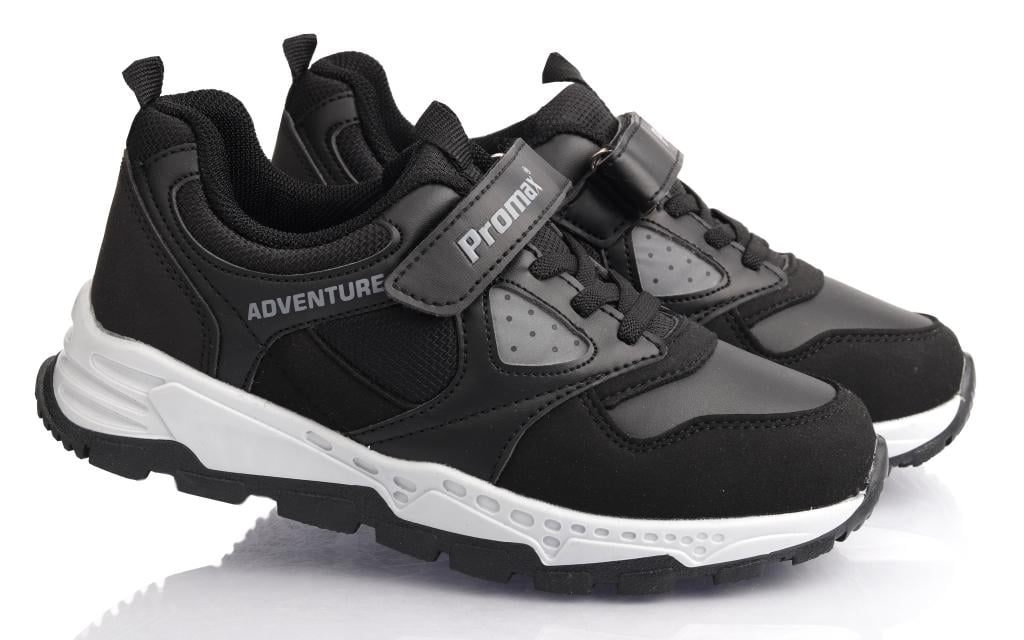 Кроссовки для мальчиков 1721 в сетку р. 33 Черный