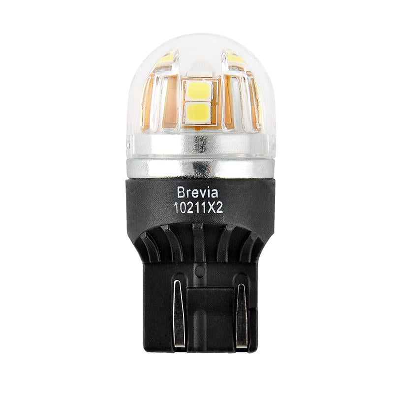 Автолампа LED Brevia S-Power W21/5W 330Lm 15x2835SMD 12/24V CANbus 2 шт. (10211X2) - фото 2