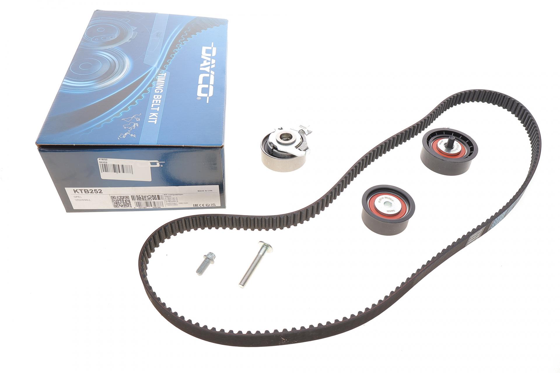 Комплект ГРМ Opel Astra F/Vectra B 1.4/1.6 16V 94-05 (KTB252 DAYCO)