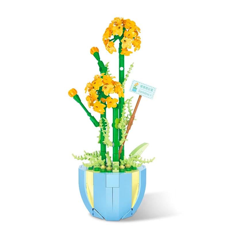 Конструктор строительных блоков 3D Lesko YZ 2086 Каланхе 329 деталей (2039033587)