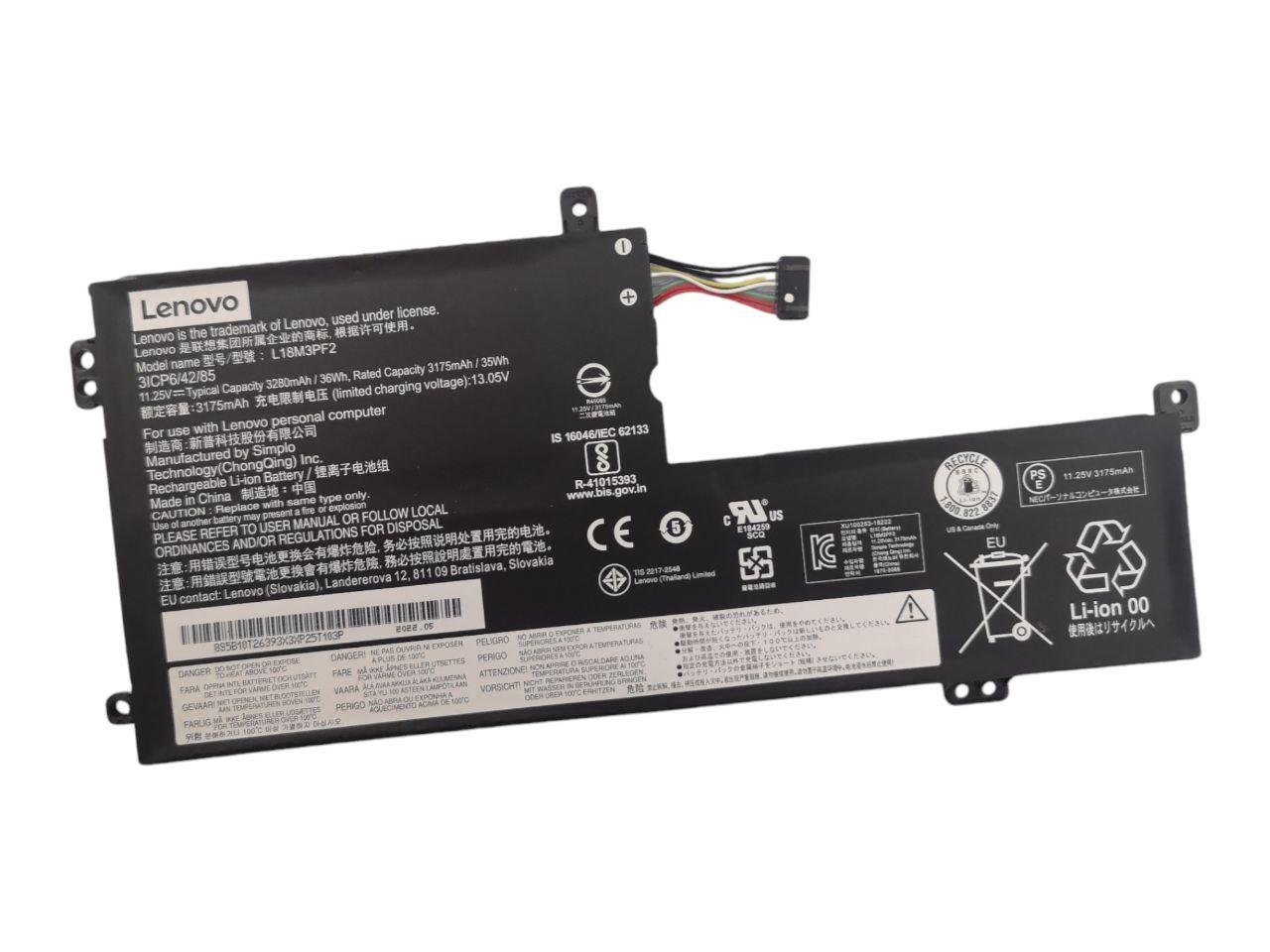Аккумулятор для Lenovo IdeaPad L340-15API/L18L3PF1/L18C3PF2 3280 mAh 36Wh (21766315)