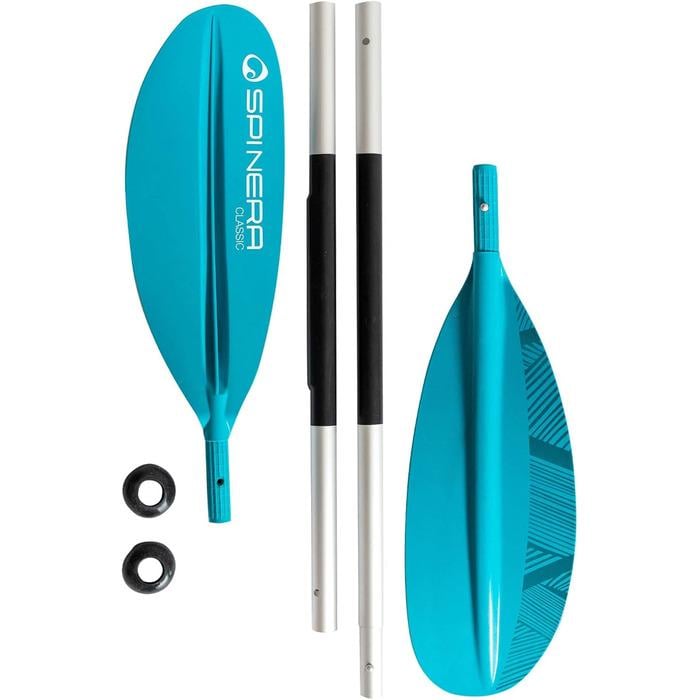 Весло для каяка Spinera classic 4 секции 230 см алюминиевое Turquoise (27)