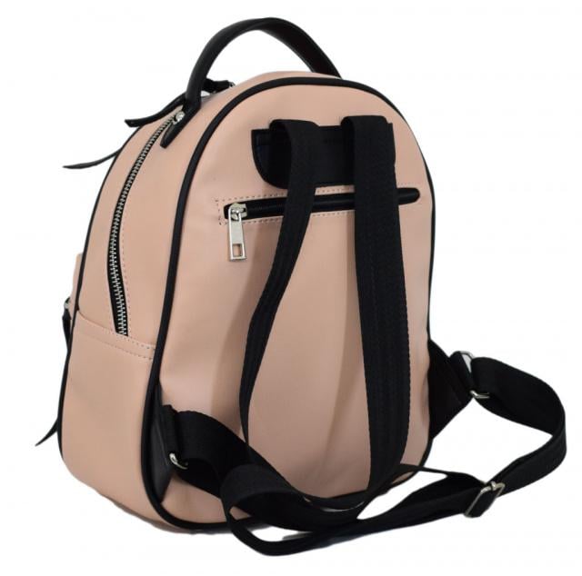Рюкзак жіночий з шкірозамінника Рожевий - фото 3 Рюкзак жіночий з шкірозамінника Рожевий - фото 3
