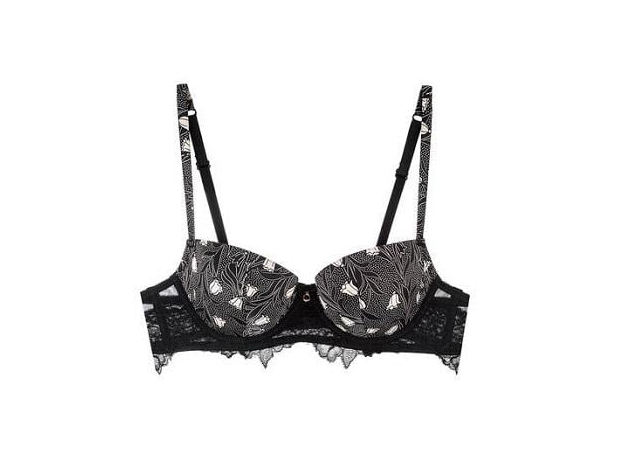 Бюстгальтер балконет Emporio Armani 80D Черный (7A269-163438чер)