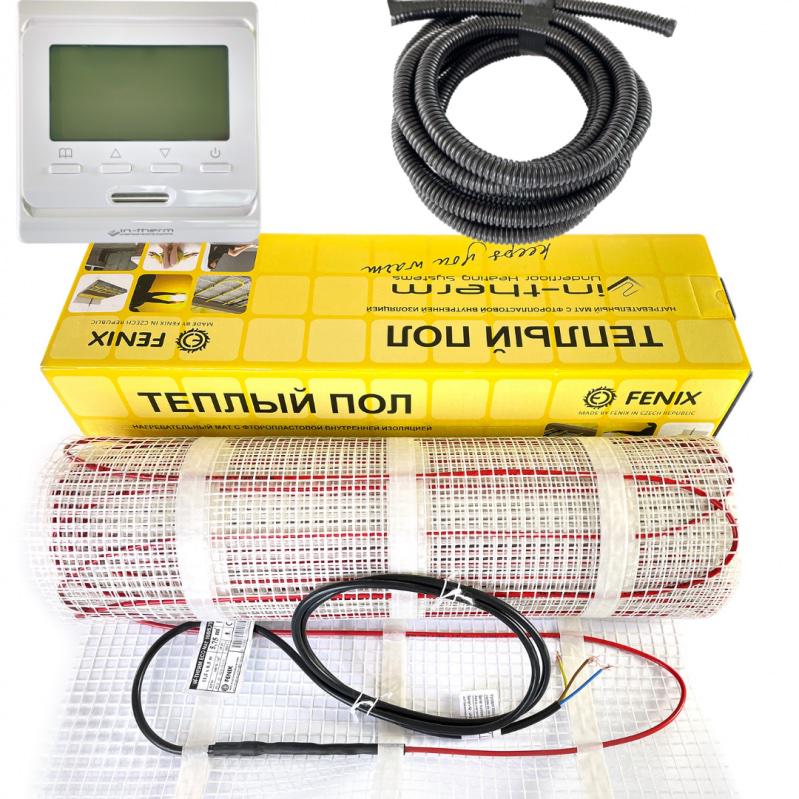 ᐉ Теплый пол двухжильный мат In-Therm 3,6 м² 720W с программируемым ...