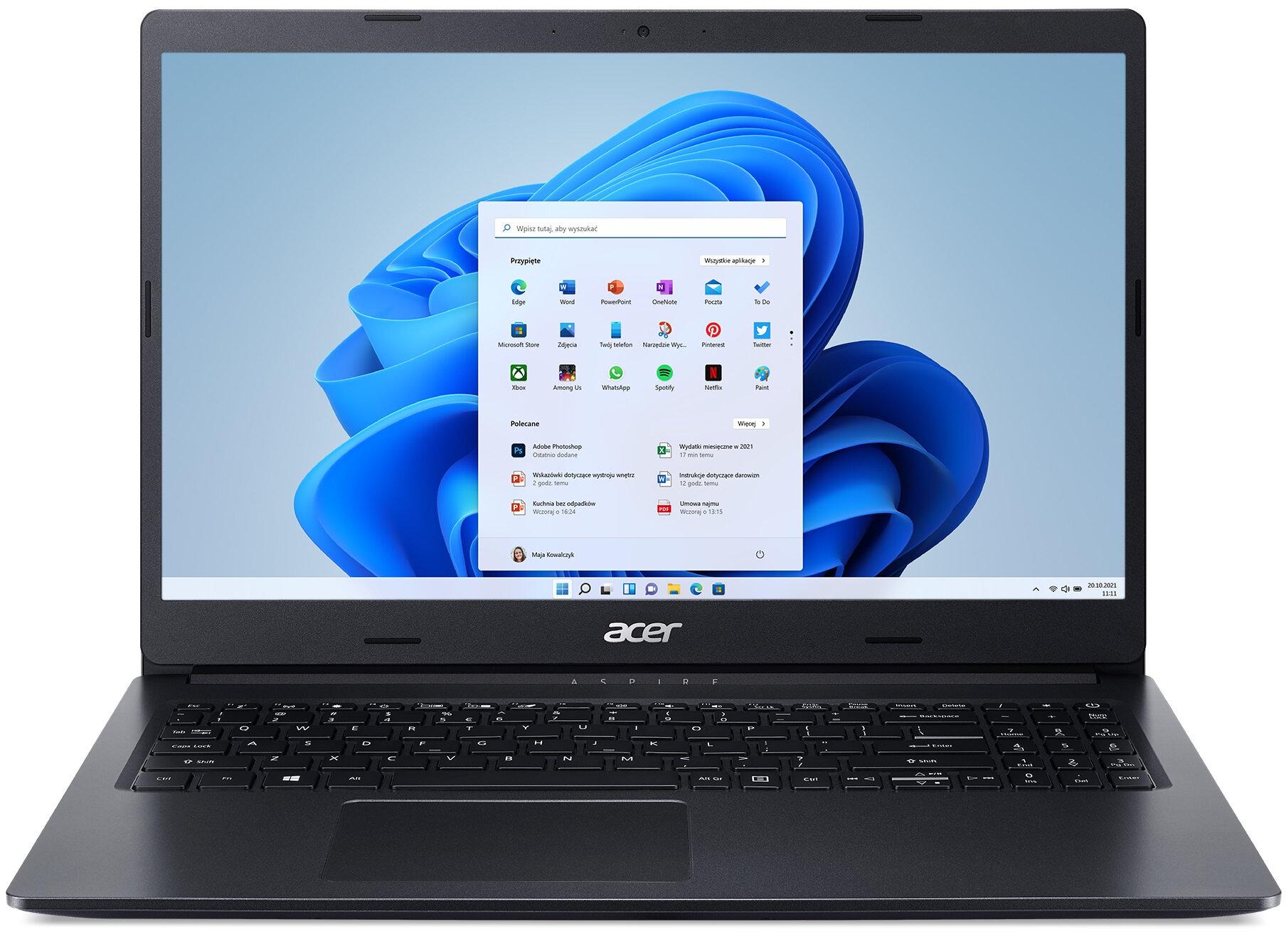 Ноутбук Acer Aspire 3 A315-23 15,6" IPS R5-3500U 8 Gb RAM 512 Gb SSD Windows 11 Home (NXHVTEP00Y)