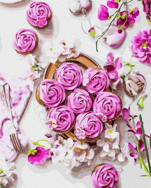 Картина по номерам Brushme Розовое безе 40x50 см (GX37316)