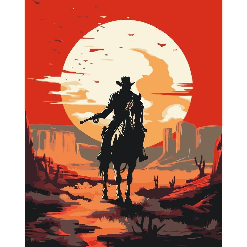 Картина по номерам ART CRAFT Вестерн 40x50 см (10153-AC)
