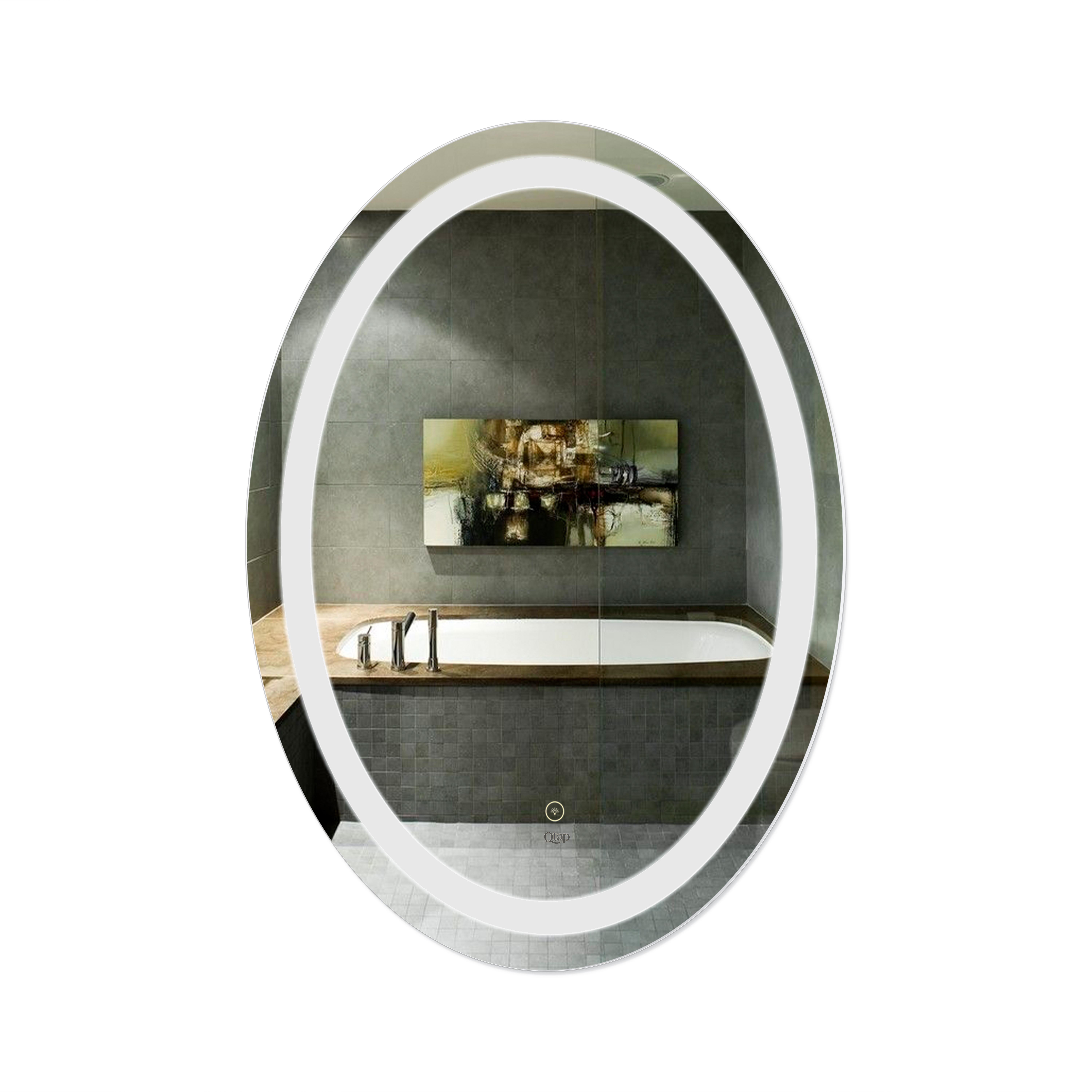 Зеркало Qtap Mideya 500х700 DC-A805 с LED-подсветкой (QT2078A805W)