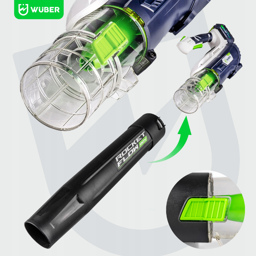 Воздуходувка аккумуляторная Wuber 20В 4Ач - фото 6 Воздуходувка аккумуляторная Wuber 20В 4Ач - фото 6