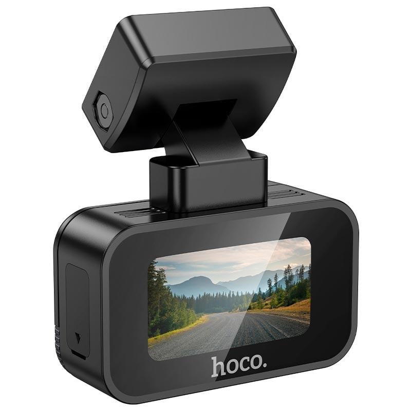 Видеорегистратор Hoco DV10 1,47" mini screen Dashcam Wi-Fi Black (61f93aee)