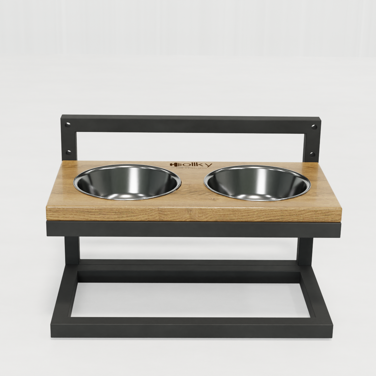 Миски на регулируемой подставке для маленьких собак Hollky Flex S 2х0,45 л (FS-422523-GRNT) - фото 10