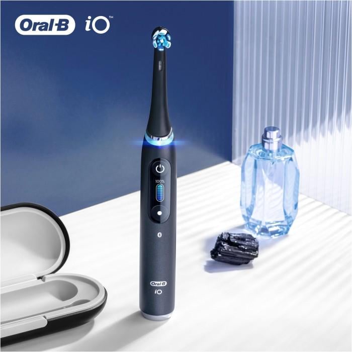 Насадка для зубной щетки Oral-B Braun iO Ultimate Clean 1 шт. Black (343434) - фото 6