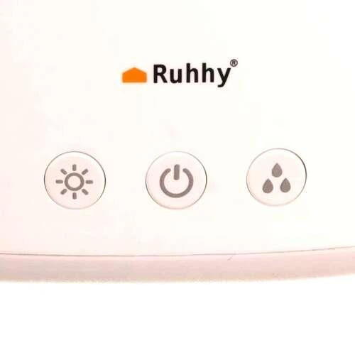 Зволожувач повітря Ruhhy з LED-нічником та ефектом падаючого дощу 450 мл Білий (24378) - фото 10