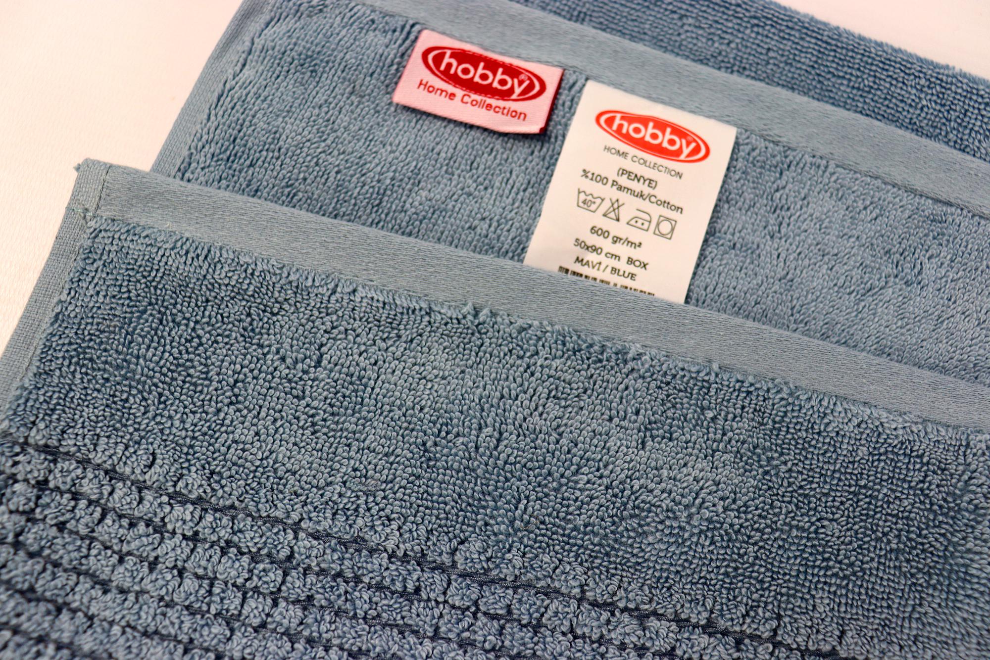 Рушник Box 600 г/м2 50х90 см Синій - фото 6 Рушник Box 600 г/м2 50х90 см Синій - фото 6