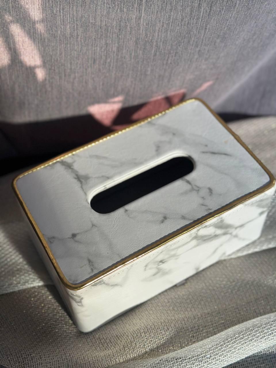 Салфетница YIWU HP-3-202 Мрамор из экокожи 25х13,5х10 см Белый - фото 2 Салфетница YIWU HP-3-202 Мрамор из экокожи 25х13,5х10 см Белый - фото 2