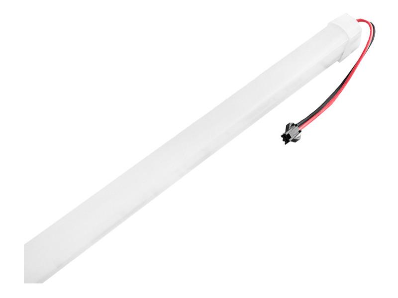 Светодиодная линейка SMD2835 78 LED 220В 15Вт IP44 6500K 1000мм в матовом корпусе (3139)