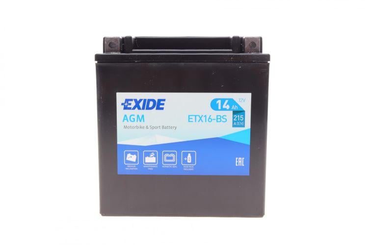 Аккумулятор EXIDE L EN215 14 Ah-12 V 150х87х161 мм (ETX16-BS) Аккумулятор EXIDE L EN215 14 Ah-12 V 150х87х161 мм (ETX16-BS)