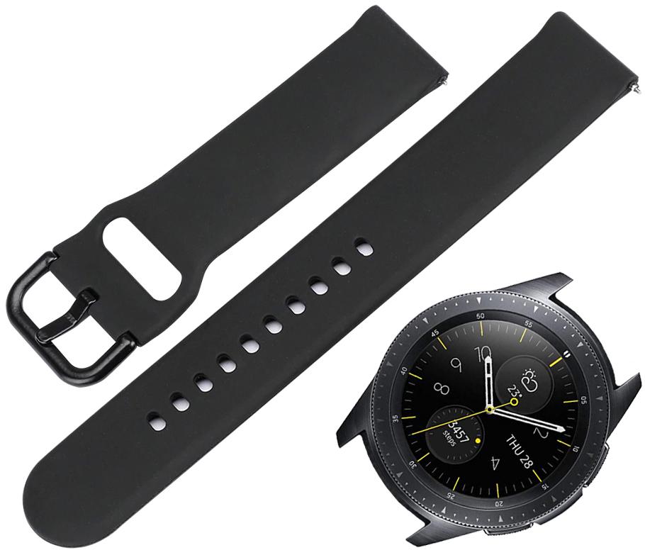 Ремешок Matte Style для Galaxy Watch 42 мм Black (19804) - фото 2 Ремешок Matte Style для Galaxy Watch 42 мм Black (19804) - фото 2