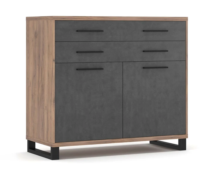 Комод Мебель-Сервіс 2Д2Ш Omega 120 Дуб табако/Матера (27259629) Комод Мебель-Сервіс 2Д2Ш Omega 120 Дуб табако/Матера (27259629)