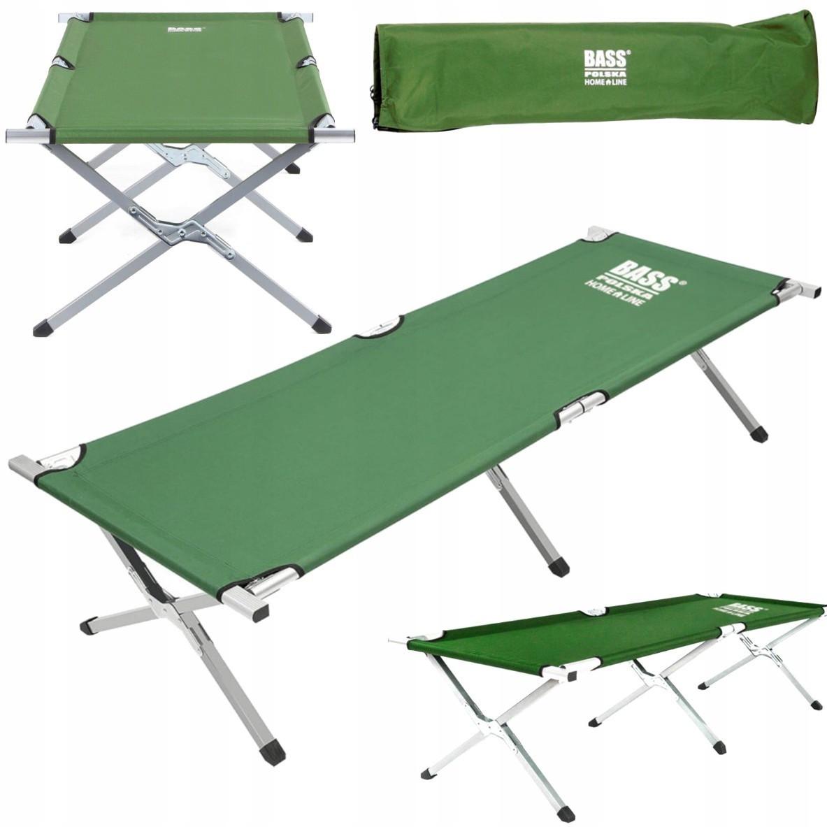 Ліжко з чохлом Bass Polska BH 31001 розкладне туристичне 190х70х45 см Зелений - фото 6 Ліжко з чохлом Bass Polska BH 31001 розкладне туристичне 190х70х45 см Зелений - фото 6