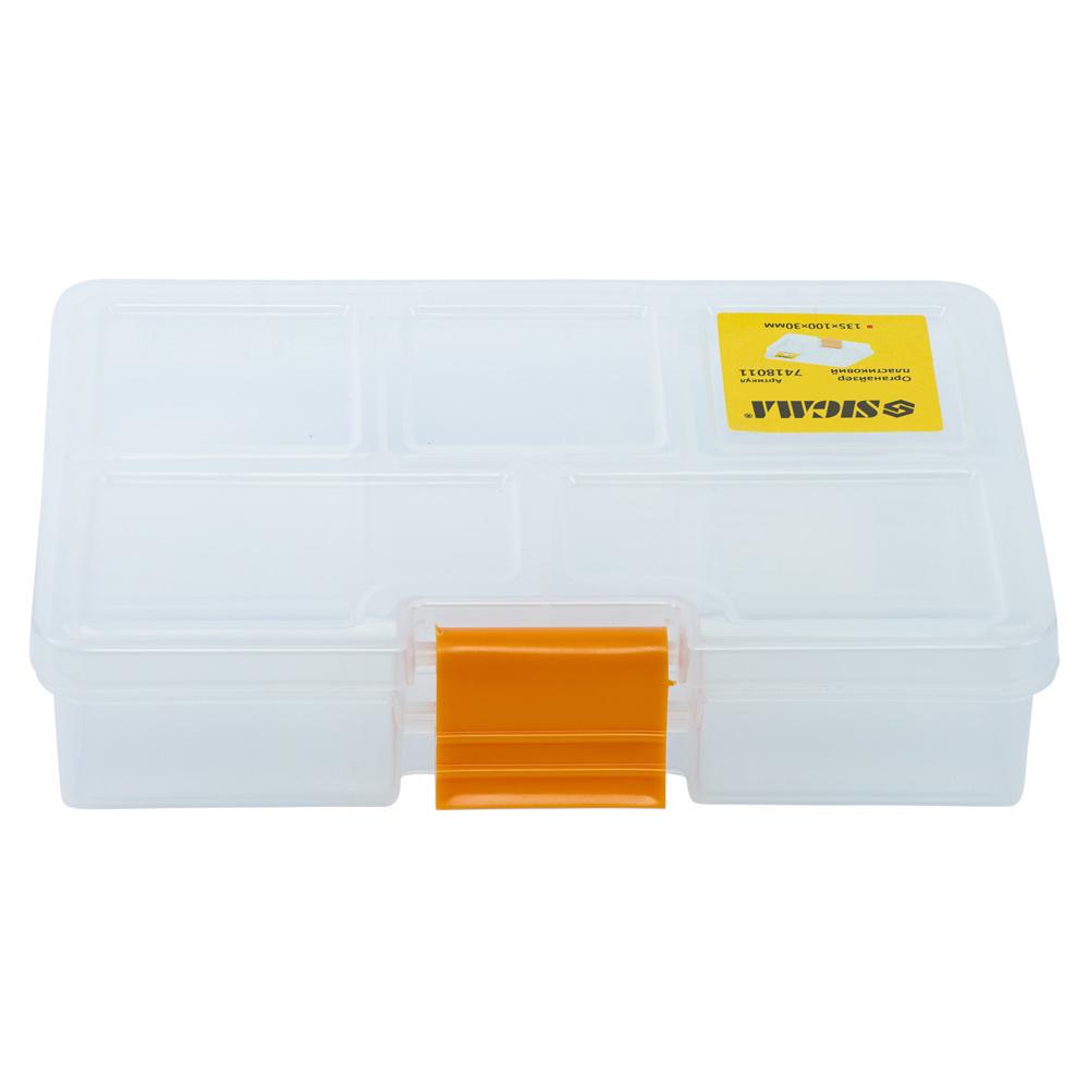 Органайзер пластиковий Sigma135x100x30 мм Прозорий (7418011) - фото 3