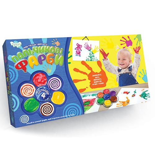 Пальчиковые краски Мое первое творчество 4 цв. (1РК-02-02)