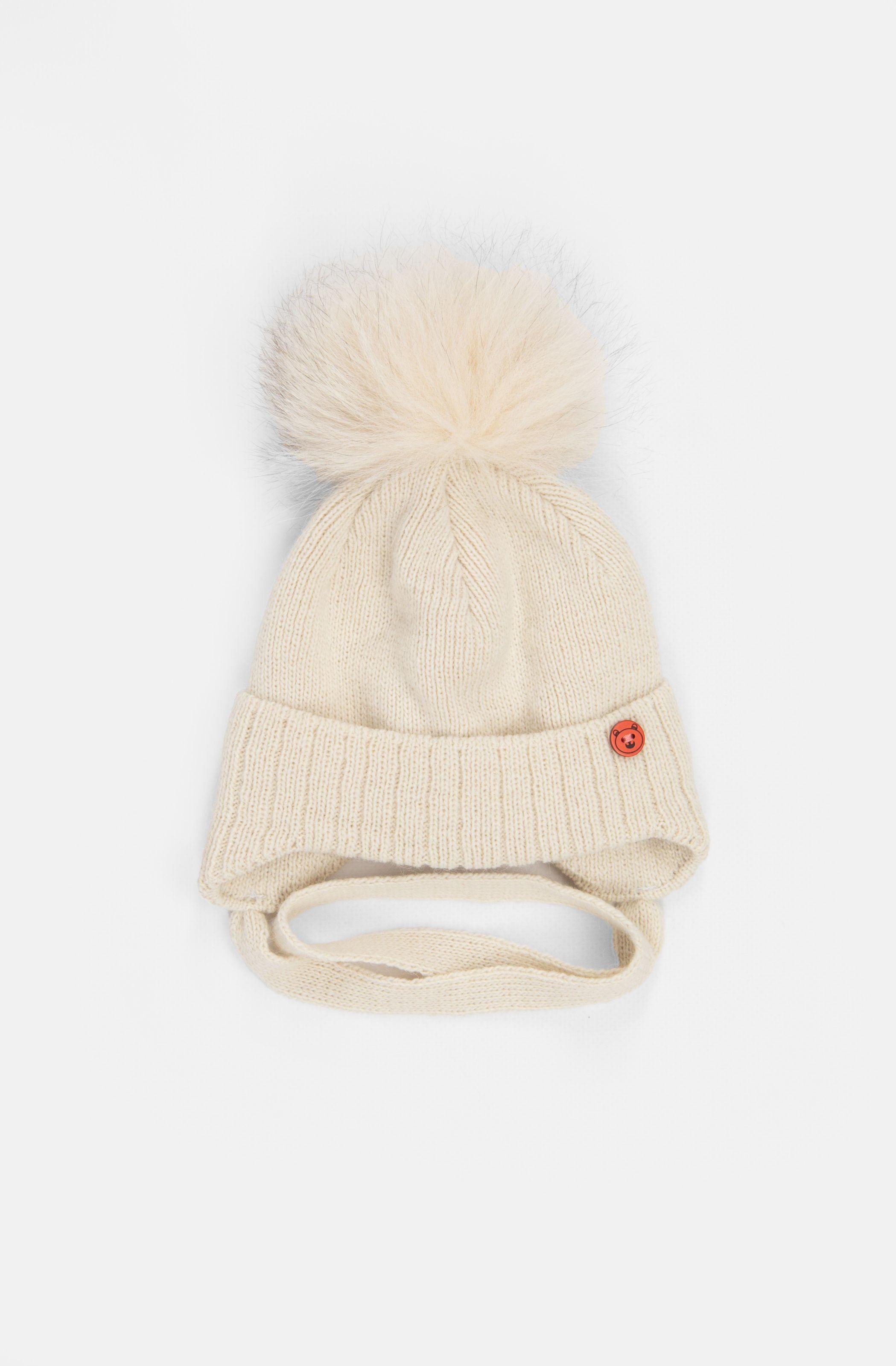 Шапка для девочки 34-36 см Бежевый (ЦБ-00234932) Шапка для девочки 34-36 см Бежевый (ЦБ-00234932)