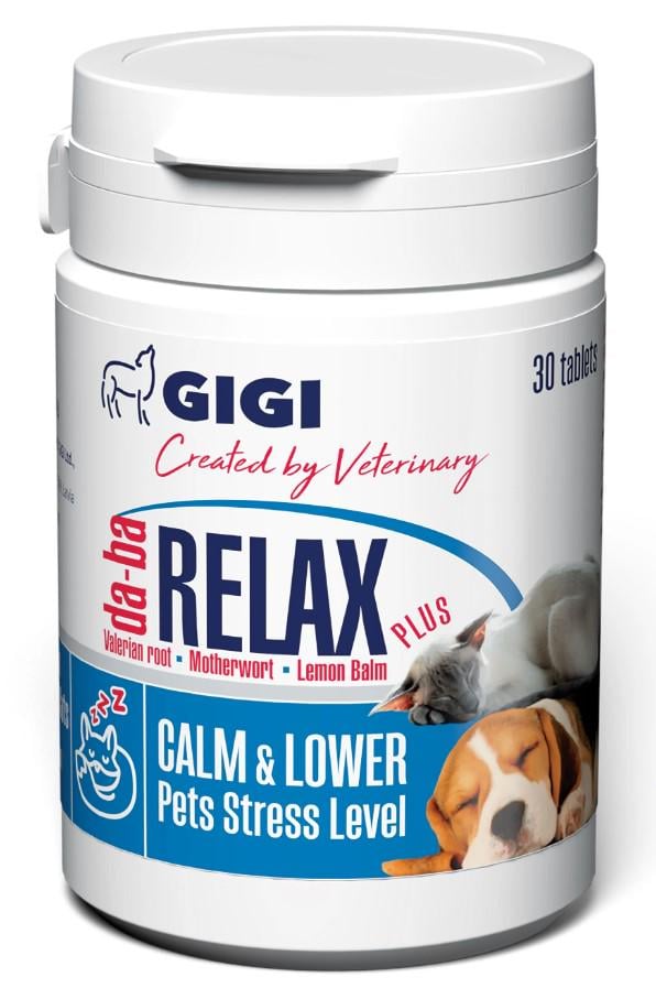 Комплекс для зменшення впливу стресу та полегшення адаптації нервової системи Gigi Da-Ba Relax 30 табл (00-00020658)