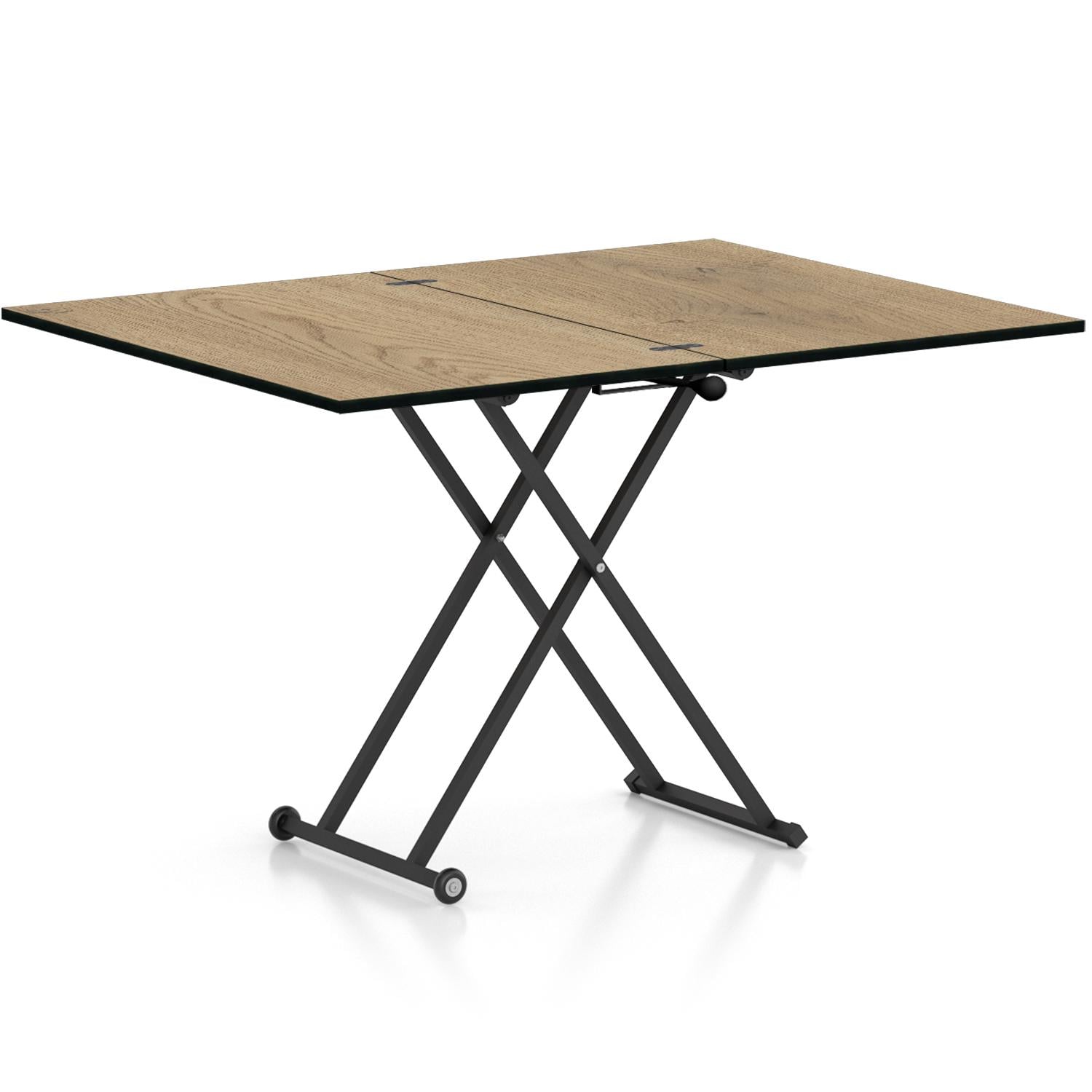 Стол-трансформер с регулировкой высоты Knap Knap Dragonfly 900/1200x600x760 мм Дуб кремона торро (S201002117)