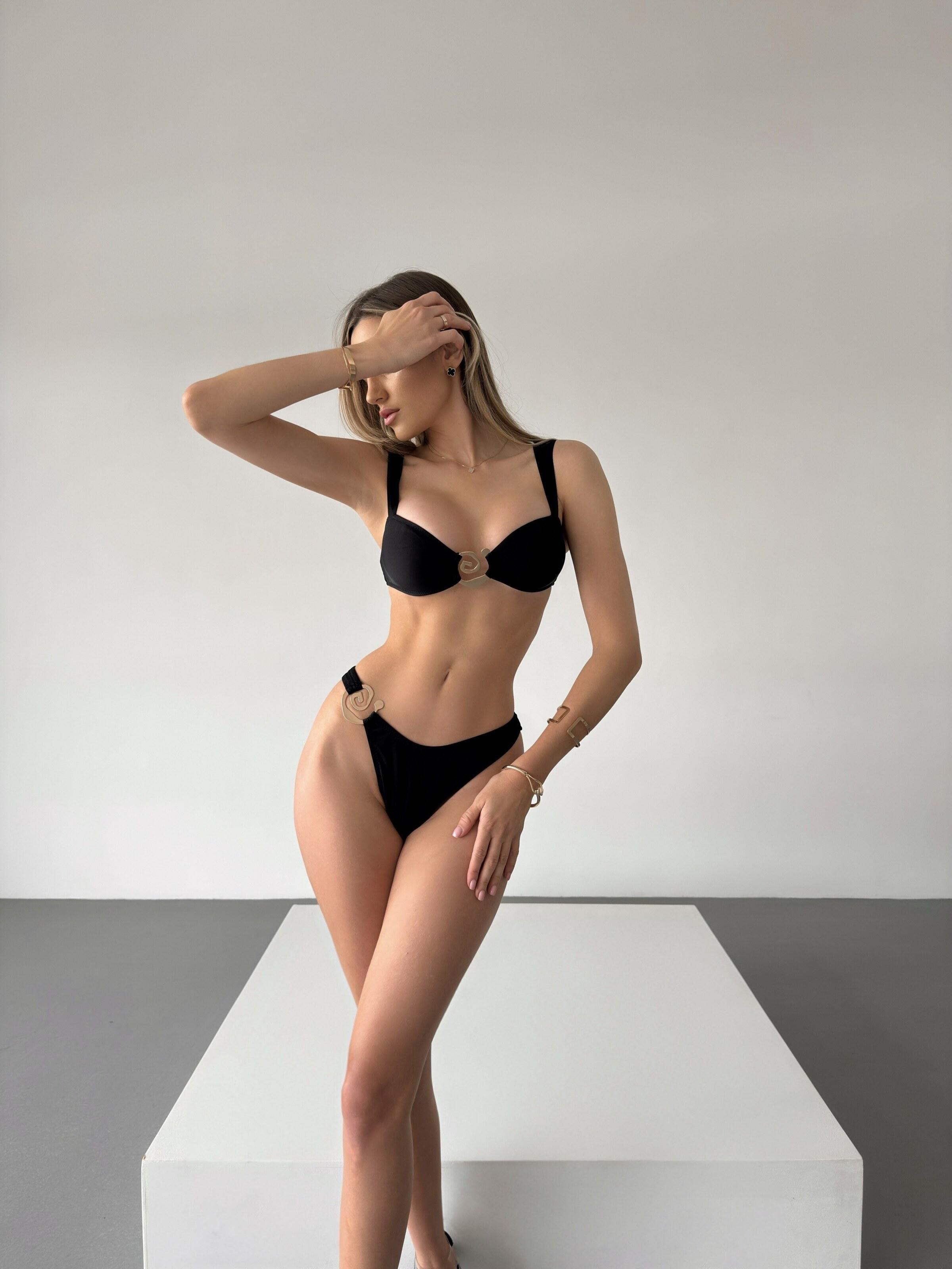 Купальник женский Nova Vega раздельный S Черный (105-L038) - фото 4 Купальник женский Nova Vega раздельный S Черный (105-L038) - фото 4