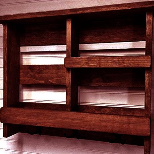 Полка для ванной из дерева Лейпциг Савоярди (ВНП/000715)