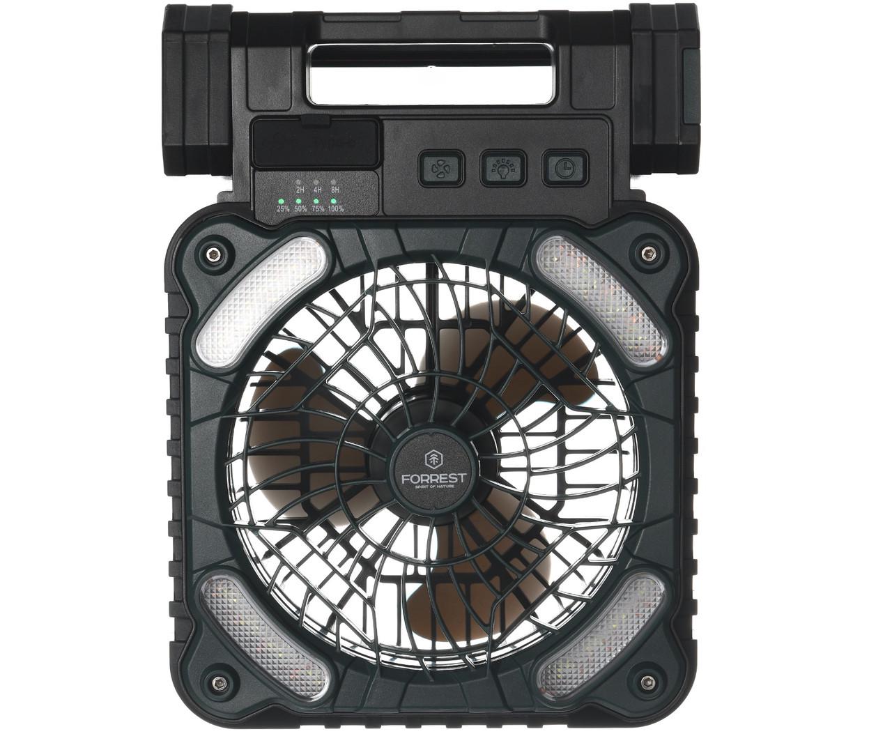 Вентилятор кемпінговий Forrest Camper Camping Solar Fan із сонячними панелями (2784970478) - фото 2