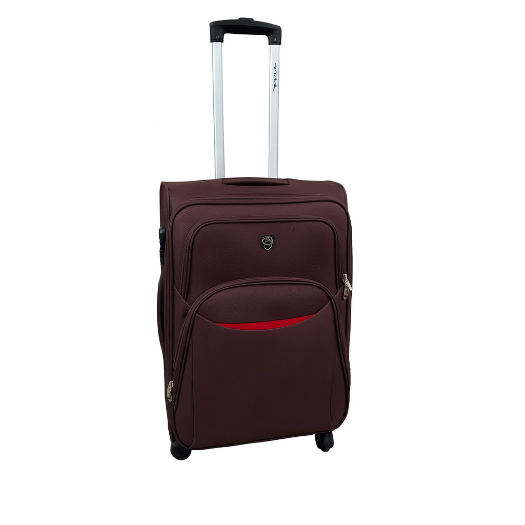 Валіза тканинна Wings 1708 на 4 колесах M Коричневий (30485132) - фото 1 Валіза тканинна Wings 1708 на 4 колесах M Коричневий (30485132) - фото 1