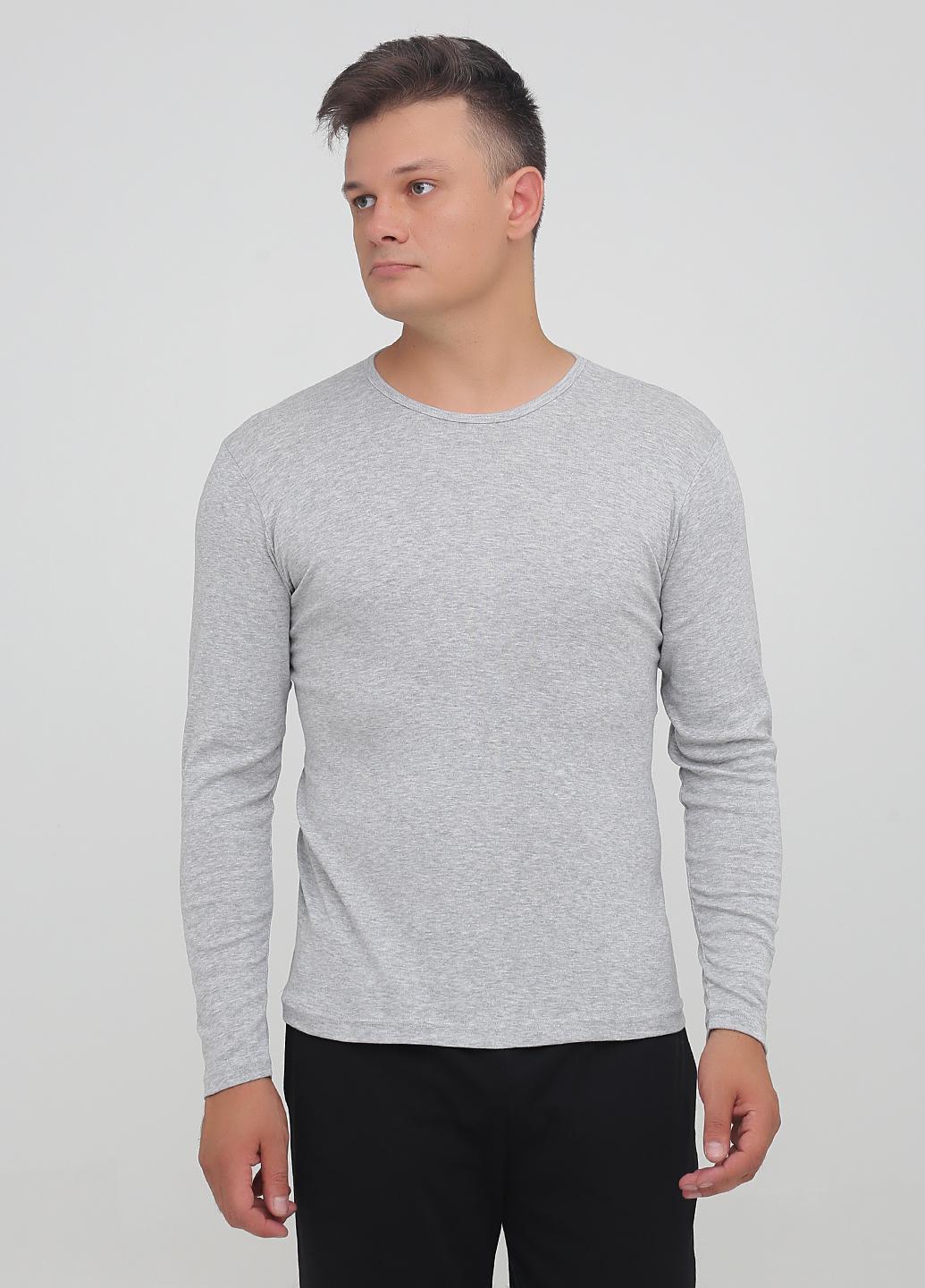 Футболка с длинным рукавом Наталюкс L Серый (2113082045031)