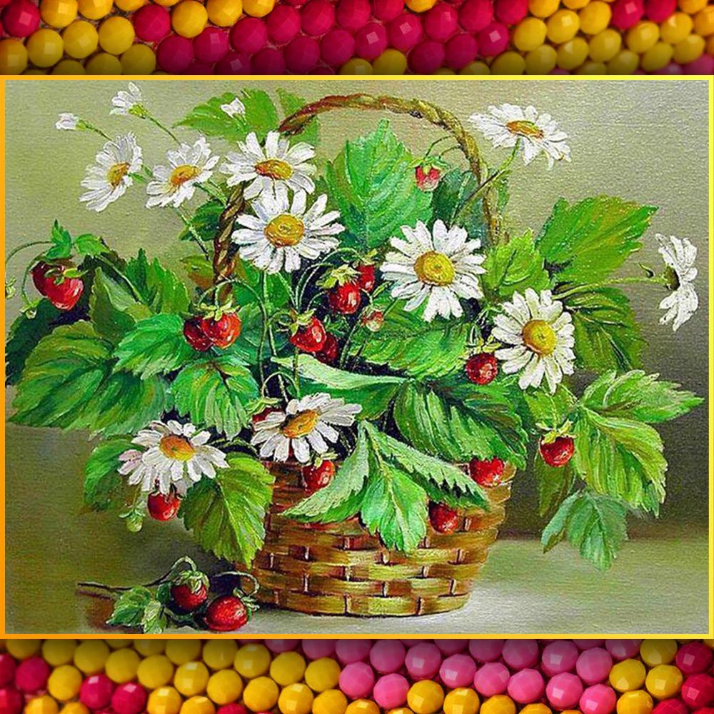 Алмазная Мозаика Emerald Craft Корзинка с клубникой 40x30 см (24892)