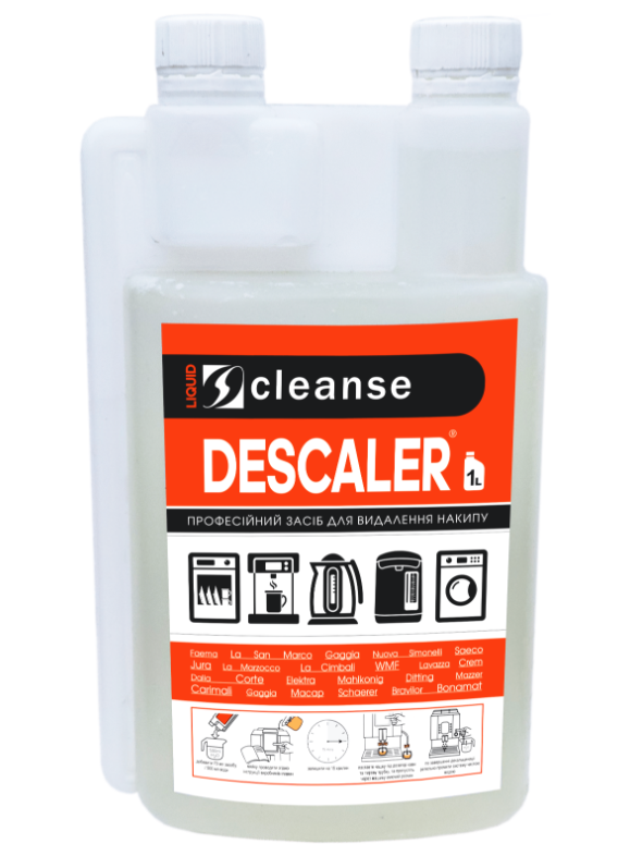 Засіб миючий для кавомашини від накипу Cleanse Deskaler liquid 1 л (CDESL31) - фото 1